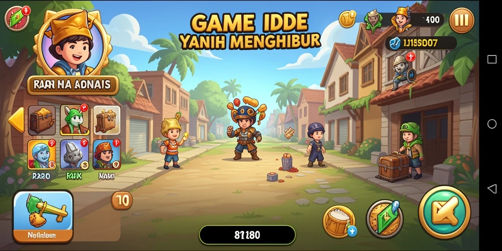 Tampilan gameplay utama 8180 dengan karakter dan lingkungan yang menarik.