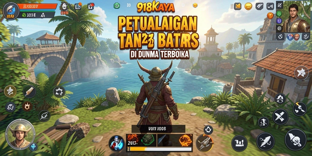 Screenshot menampilkan petualangan seru di dunia Open World.
