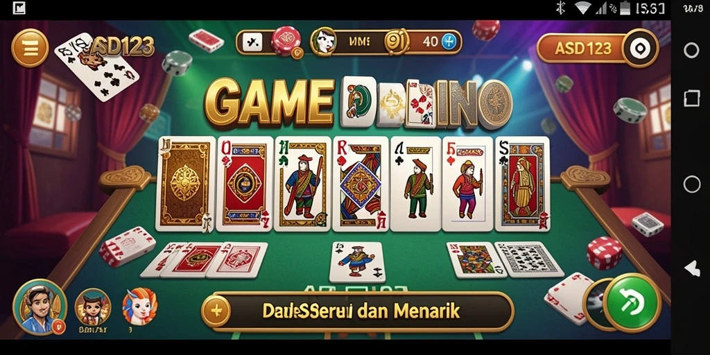 Tampilan gameplay seru dari ASD123 dengan teman-teman.