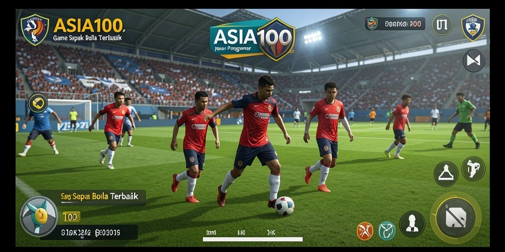 Tangkapan layar utama dari gameplay ASIA100 yang menegangkan.