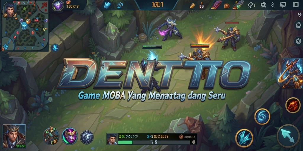 Gameplay seru DENTOTO dalam pertempuran tim yang intens.