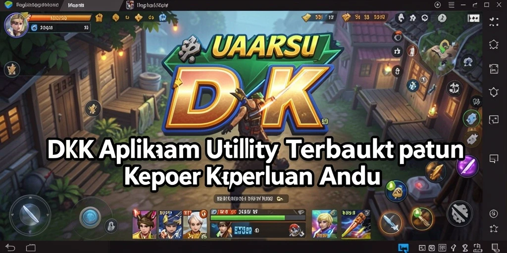 Screenshot utama DKK menunjukkan antarmuka aplikasi yang user-friendly dan fungsional.