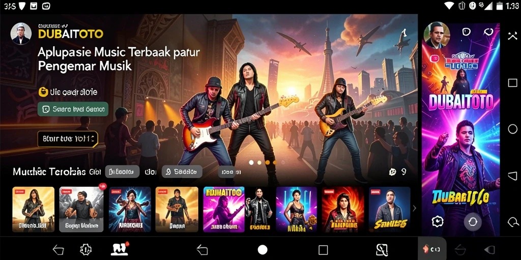 Tampilan gameplay DUBAITOTO yang menarik dengan beragam musik.