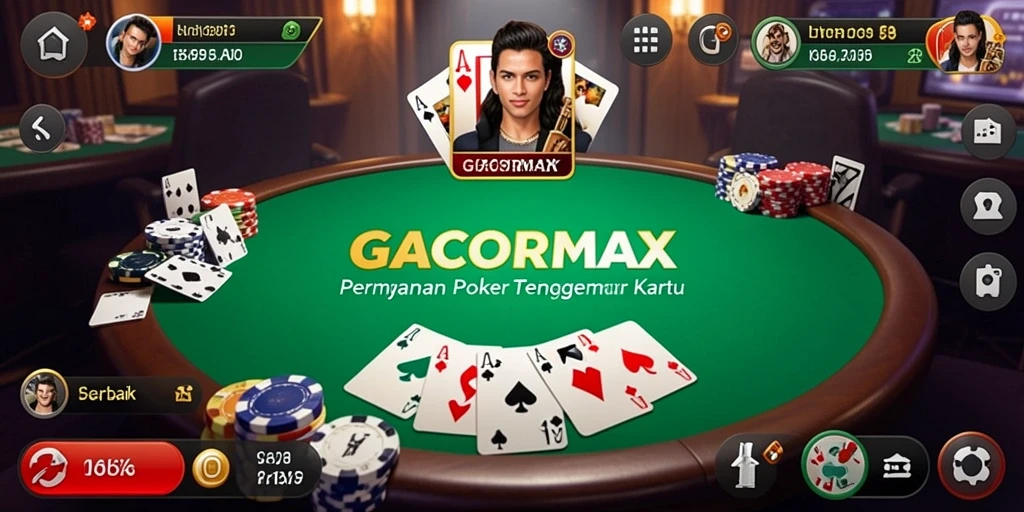 Tampilan gameplay menarik GACORMAX yang menantang di dunia Poker.
