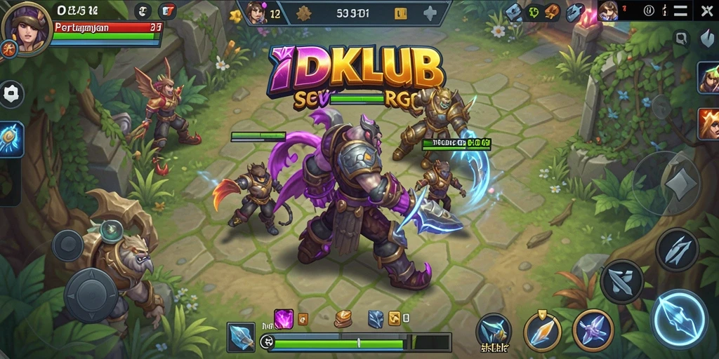 Tampilan seru gameplay RPG IDKLUB dengan petualangan yang mendebarkan.