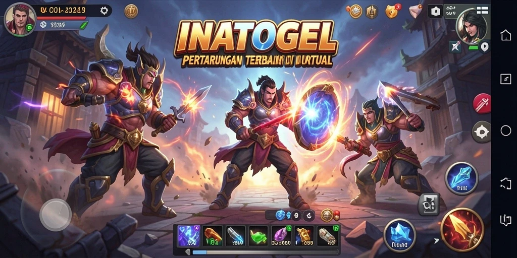 Gameplay mendebarkan dalam dunia fighting yang seru.