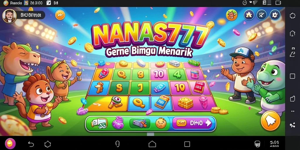 Screenshot gameplay NANAS777 menampilkan suasana bermain Bingo yang seru.
