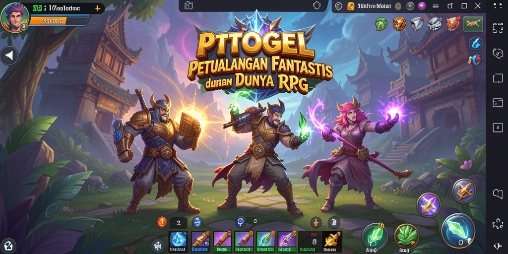 Menampilkan gameplay seru dan dunia menakjubkan dari PTTOGEL.