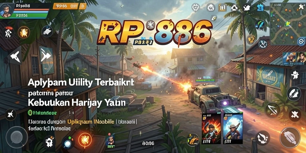 Tampilan antarmuka aplikasi RP886 yang intuitif dan mudah digunakan.
